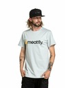 Meatfly Meatfly Herren T-Shirt Joe Stone | Grau | Größe S | 100% Baumwolle