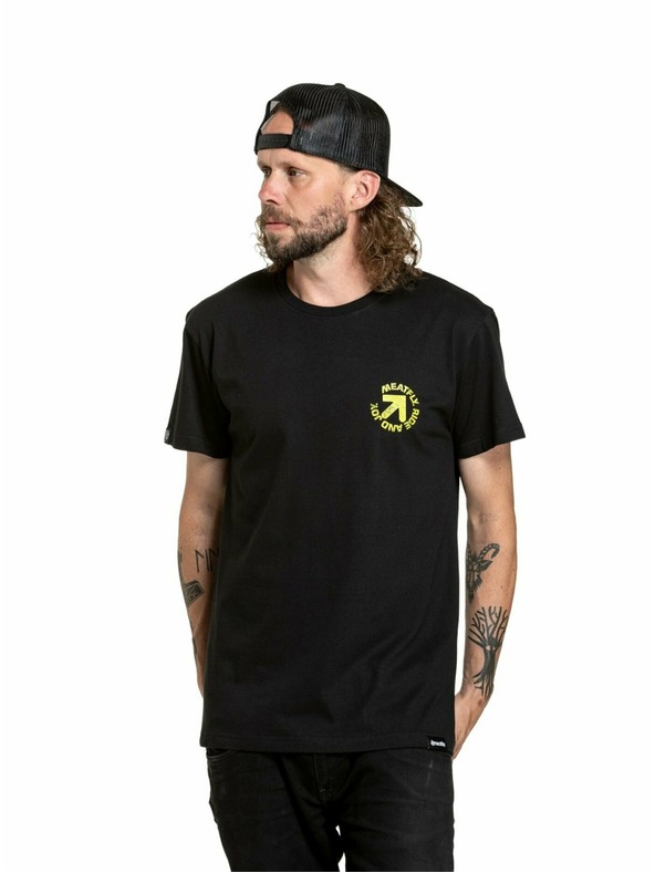 Meatfly Meatfly Herren T-Shirt Arrow Black | Schwarz | Größe
