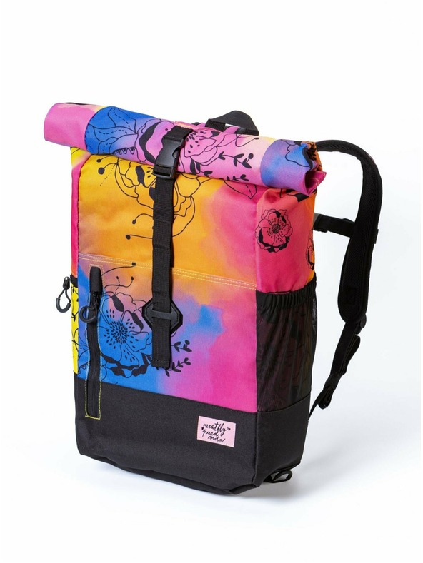 Meatfly Meatfly Rucksack X Pura Vida Holler Pfirsich Blumen