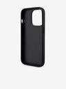 Karl Lagerfeld PU Saffiano Karl and Choupette NFT Rückseite Hülle für iPhone 14 Pro Max Schwarz Karl Lagerfeld