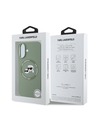 Karl Lagerfeld Karl Lagerfeld Liquid Silicone K&CH Heads MagSafe Rückseite Hülle für iPhone 16 Khaki