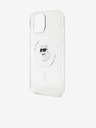 Karl Lagerfeld Karl Lagerfeld IML Choupette MagSafe Rückseite Hülle für iPhone 15 Transparent