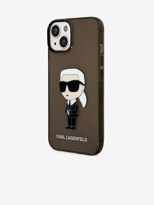 Karl Lagerfeld Karl Lagerfeld IML Ikonik NFT Rückseite Hülle für iPhone 14 Plus Black