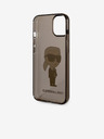 Karl Lagerfeld Karl Lagerfeld IML Ikonik NFT Rückseite Hülle für iPhone 14 Plus Black