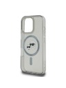 Karl Lagerfeld Karl Lagerfeld IML K&CH Heads Metallrahmen MagSafe Rückseite Hülle für iPhone 16 Pro Max Black