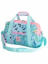 Meatfly Meatfly Reisetasche X Pura Vida Mavis Mint Flowers | Blau | Volumen 26 L