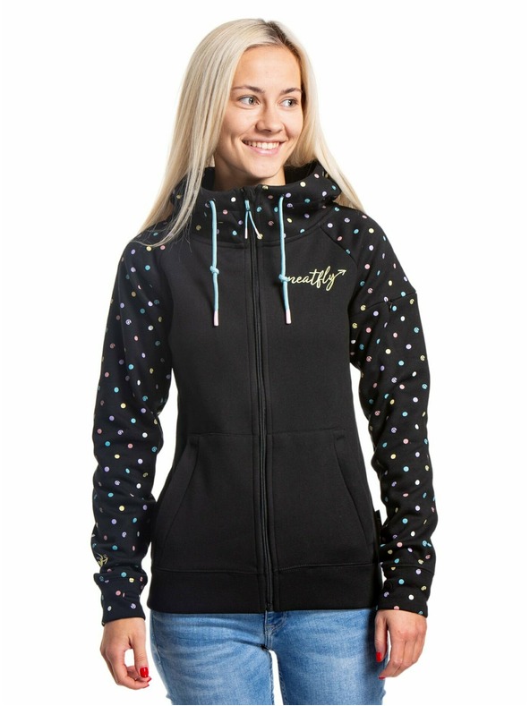Meatfly Meatfly Damen technisches Sweatshirt Alisha Dusty Color Dots | Punkte | Größe