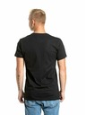 Meatfly Meatfly Herren-T-Shirt Striped Logo Black | Schwarz | Größe S | 100% Baumwolle