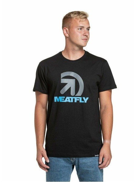 Meatfly Meatfly Herren-T-Shirt Dais Black | Schwarz | Größe