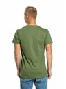 Meatfly Meatfly Herren-T-Shirt Striped Logo Olive | Grün | Größe S | 100% Baumwolle