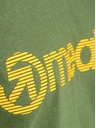 Meatfly Meatfly Herren-T-Shirt Striped Logo Olive | Grün | Größe S | 100% Baumwolle
