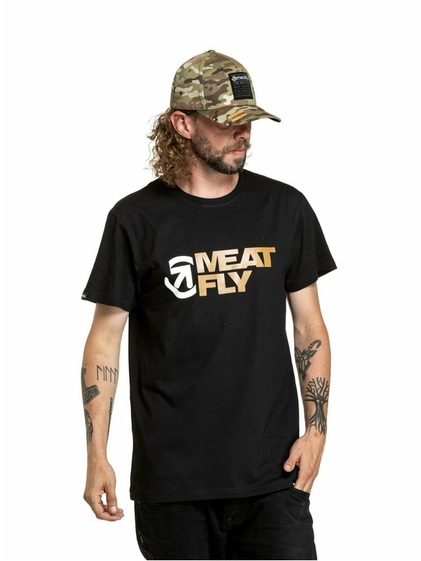 Meatfly Meatfly Herren Shirt Revital Braun/Schwarz | Braun | Größe