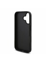 Karl Lagerfeld Karl Lagerfeld PU Saffiano Karl and Choupette Rückseite Hülle für iPhone 16 Schwarz