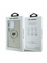Karl Lagerfeld Karl Lagerfeld IML Choupette Head Metallrahmen MagSafe Rückseite Hülle für iPhone 16 Pro Transparent