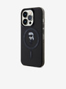 Karl Lagerfeld IML Ikonik MagSafe Rückseite Hülle für iPhone 15 Pro Schwarz Karl Lagerfeld