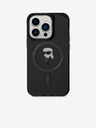 Karl Lagerfeld IML Ikonik MagSafe Rückseite Hülle für iPhone 15 Pro Schwarz Karl Lagerfeld