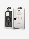 Karl Lagerfeld IML Ikonik MagSafe Rückseite Hülle für iPhone 15 Pro Schwarz Karl Lagerfeld