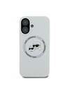 Karl Lagerfeld Karl Lagerfeld Flüssigsilikon K&CH Heads MagSafe Rückseite Hülle für iPhone 16 Beige