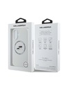 Karl Lagerfeld Karl Lagerfeld Flüssigsilikon K&CH Heads MagSafe Rückseite Hülle für iPhone 16 Beige