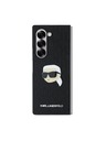 Karl Lagerfeld Karl Lagerfeld PU Saffiano Monogramm Karl Head Rückseite Hülle für Samsung Galaxy Z Fold 6 Schwarz