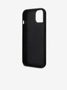 Karl Lagerfeld Karl Lagerfeld 3D Gummi Karl and Choupette Rückseite Hülle für iPhone 13 Black