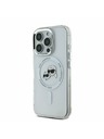 Karl Lagerfeld Karl Lagerfeld IML K&CH Köpfe Metallrahmen MagSafe Rückseite Hülle für iPhone 16 Pro Transparent