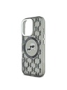 Karl Lagerfeld Karl Lagerfeld IML Monogramm K&CH Köpfe MagSafe Rückseite Hülle für iPhone 16 Pro Max Black