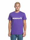 Meatfly Meatfly Herren T-Shirt Logex Violett | Lila | Größe S | 100% Baumwolle