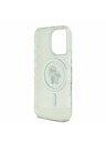 Karl Lagerfeld Karl Lagerfeld IML Glitzer Karl and Choupette MagSafe Rückseite Hülle für iPhone 16 Pro Max Transparent