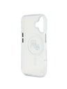Karl Lagerfeld Karl Lagerfeld IML K&CH Heads Metallrahmen MagSafe Rückseite Hülle für iPhone 16 Plus Transparent