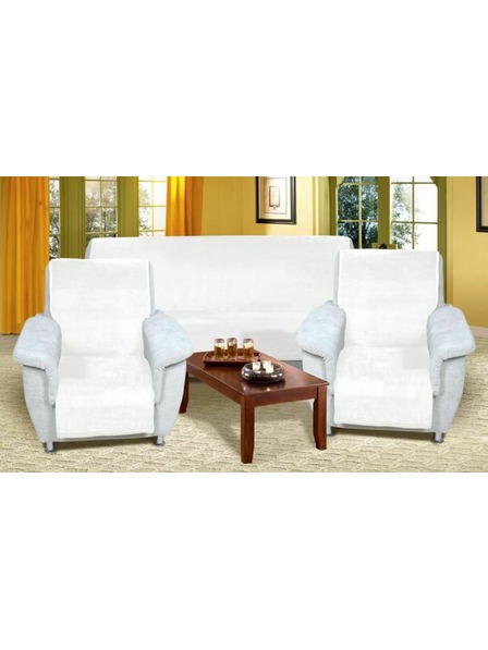 Bellatex Bezug für Sofa Micro 3+1+1 off-white Bellatex