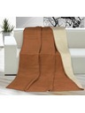 Bellatex Decke einfarbig 150x200cm braun/beige