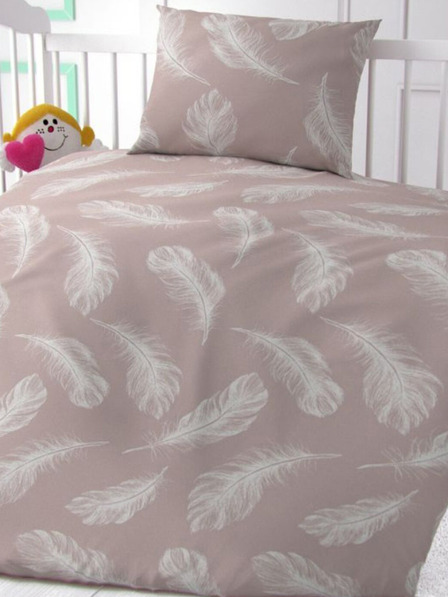 Kvalitex Baumwollbettwäsche für Kinderbetten Shelby beige