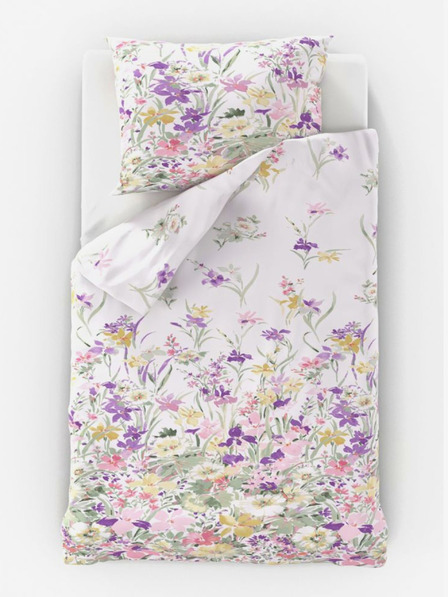 Kvalitex PROVENCE COLLECTION erweiterte Baumwollbettwäsche 140x220, 70x90cm ISABEL lila