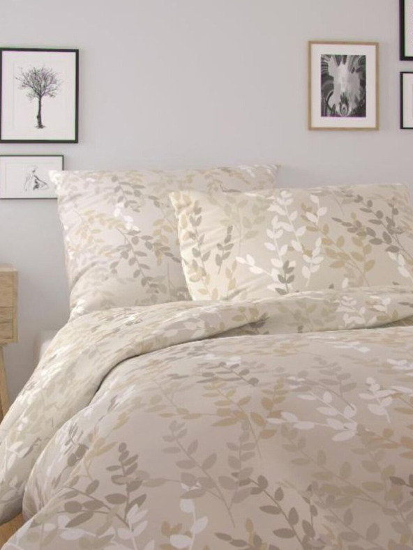 Kvalitex Französische Baumwollbettwäsche NORDIC COLLECTION 200x200, 70x90cm ASTRID