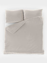 Kvalitex LUXURY COLLECTION Französisches Satin Bettlaken 1+2, 220x200, 70x90cm weiß
