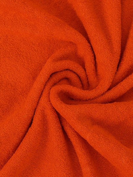 Kvalitex Frottee-Spannbettlaken 100x200cm orange Kvalitex