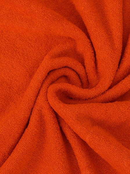 Kvalitex Frottee-Spannbettlaken Einzelbett 90x200cm orange