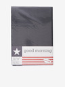 Good Morning 80/90/100 x 200 cm - Schwarze Jersey-Stretch-Bettwäsche Good Morning
