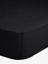 Good Morning 80/90/100 x 200 cm - Schwarze Jersey-Stretch-Bettwäsche Good Morning
