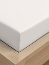 Kvalitex Jersey-Spannbettlaken mit Lycra 180x200cm weiß Kvalitex