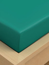 Kvalitex Baumwoll-Bettlaken 150x230cm petrol