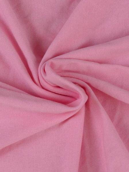 Kvalitex Jersey-Bettwäsche mit Lycra 140x200cm hellrosa