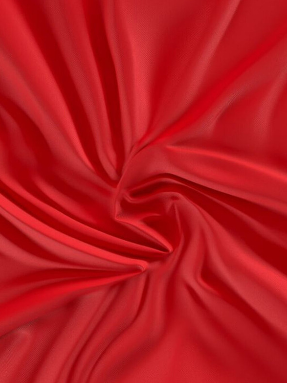 Kvalitex Satin-Spannbettlaken Luxury Collection 220x200cm rot Kvalitex