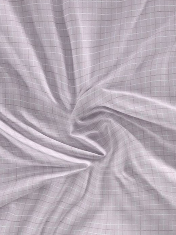 Kvalitex Satinlaken Luxury Collection 100x200cm Káro lila Kvalitex