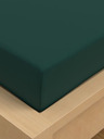 Kvalitex Satinlaken Luxury Collection 220x200cm dunkelgrün Kvalitex