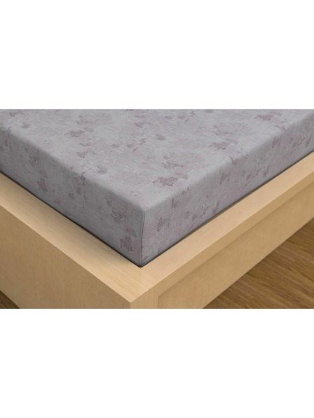 Kvalitex Satin-Spannbettlaken Luxury Collection 80x200cm Marmor lila Kvalitex