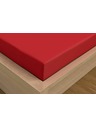 Kvalitex Satin-Spannbettlaken Luxury Collection 200x200cm rot Qualitex