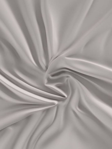 Kvalitex Satin-Spannbettlaken Luxury Collection 200x200cm hellgrau Qualitex
