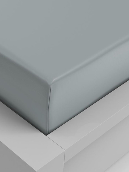 Kvalitex Spannbettlaken Viskose 200x200cm hellgrün Qualitex